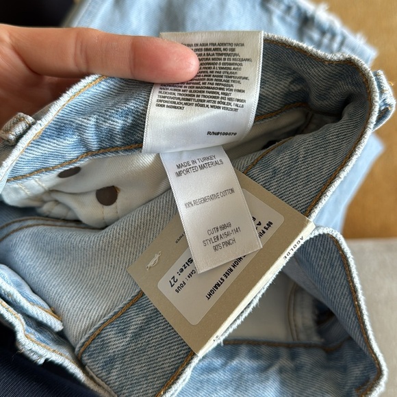 🦃NWT AGOLDE 90's Pinch Waist Jeans in Focus - Picture 9 of 9